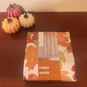 NWT Celebrate Fall Together Shower Curtain 70x70
